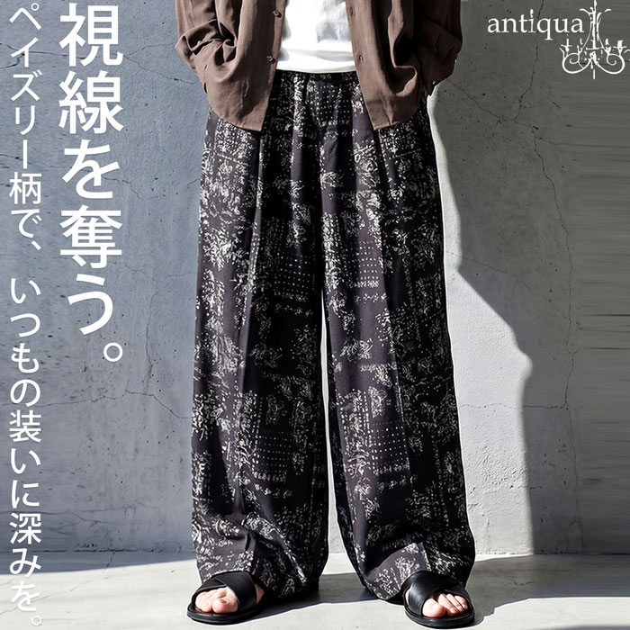 DWD ペイズリー柄 メンズパンツ 楽天市場】ペイズリー柄 ワイドパンツ パンツ メンズ ボトムス 送料