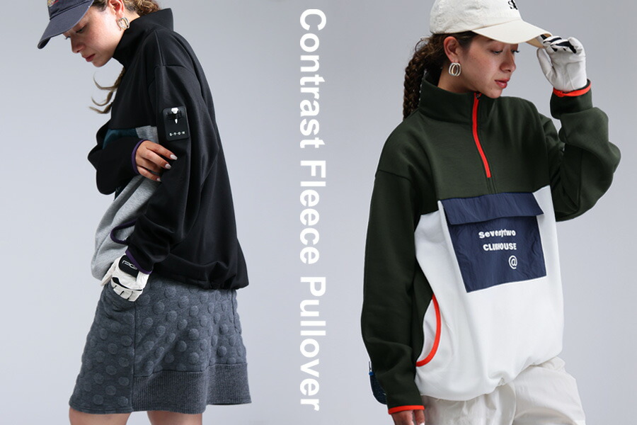 STCH antiqua ゴルフウェア 刺繍ロゴジップフーディー パーカー 黒 ANTIQUA GOLF×STCH トップス レディース 送料無料・メール便不可
